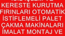 palet çakma ve istifleme