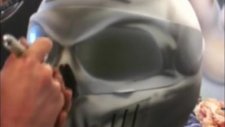 airbrush kask boyaması nasıl yapılır