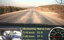 hyundai elantra 16 test otomatik 0-100 kms 100-0 kms