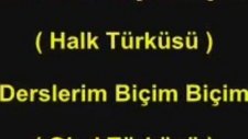 Derslerim Biçim Biçim (Okul Türküsü)