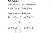 Çarpanlara Ayırma 3