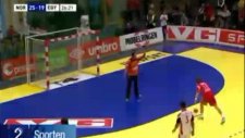 Hentbol'de böyle penaltı atışı görülmedi