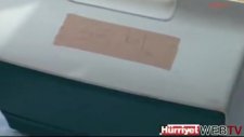 Nakil yapılacak organlar taşınırken yere düştü