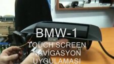 Alpine BMW 1 Serisi Touchscreen Flap Monitör Uygulaması