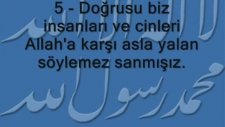Elmalı Hamdi Mealli Cin Suresi