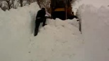 gülşehri kasabası kar çalışmaları