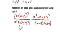 Soru Çözümü 1