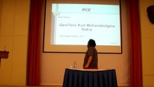 Reverse Code Engineering (Ters Kod Mühendisliği) Bilgilendirme Semineri