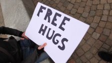Free Hugs in Sondrio, italy