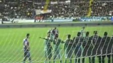 Fabregas'ta barajda Frikik dansı