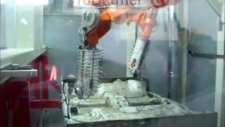 Abb ırb 2400 robot robotıc waterjet su jeti