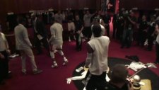 heat celebrate game 7 win with dance party!