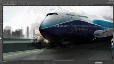 Uçak Kazası Photoshop'la nasıl yapılır?