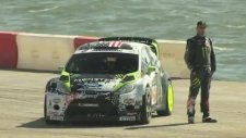 Ünlü rallici asfaltı ağlattı