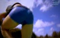 Nostalji Komşudan Anna Wipeout'ta Yarıştı - Wipeout