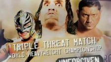 batista vs great khali vs rey mysterio unforgiven 2007