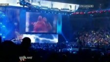 The Miz dressed as The Rock attacks John Cena