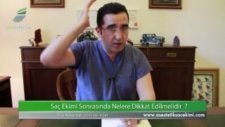 Saç Ekimi Sonrasında Yapılması Gerekenler Op Dr Ali Mezdeği