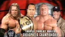 Triple H Ve Brock Lesnar Ve The Rock