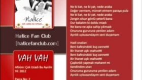 Hatice - Vah Vah Hatice - Vah Vah