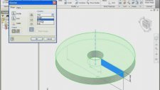 Autodesk İnventor Döndürme Unsuru Revolve