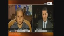 Silahlı İsrail Askerine Kafa Tutan Kız Cüneyt Özdemir'e Konuştu