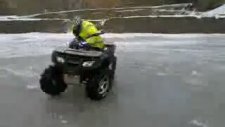 Donmuş Gölde Atv İle Rezil Olmak