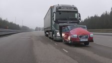 Volvo FH TIR'ların Acil Fren Sistemi