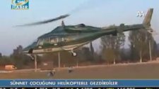 TGRT HABER HELİKOPTERLİ SÜNNET DÜĞÜNÜ