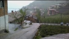 Köyde Şiddetli Yağmurlar