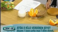 Ayda 8 Kilo Verdiren Diyet Programı