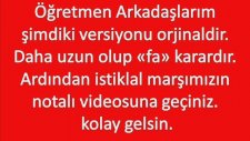 DERS Saygı Duruşu Marşı Ve İstiklal Marşı Bayrak Töreni Müzik Öğretmenleri İçin
