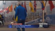 Boston Marathon Bomb Explosion