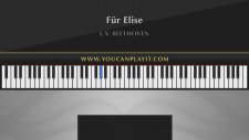 Müzik Dersi : Ludwig Van Beethoven Für Elise Easy Piano Tutorial