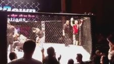 4 saniyede biten kick boks müsabakası