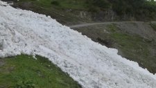 Avusturya'da Şaşırtıcı Çığ