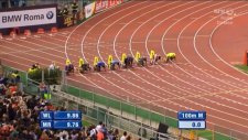 Justin Gatlin Usain Bolt'u böyle geçti!