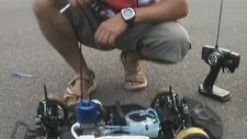 Nitro Rally Car Drifting With Tape Mod Tires
