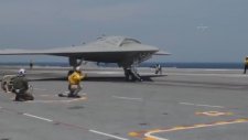 İlk İnsansız Savaş Jeti X 47b'nin Yeni Görüntüleri