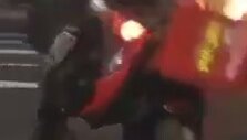 Pizzacının Motorla Servisi Ters Tepti