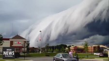 Tsunami Gibi Fırtına Bulutları Korkuttu!