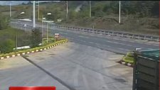 Sakarya'daki feci kaza anı kamerada