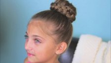 Örgülü Topuz Modeli