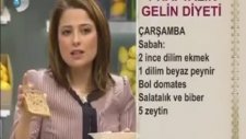 1 Haftada 3 Kilo Vermek Gelin Diyeti