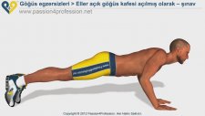 Eller Açık Göğüs Kafesi Açılmış Olarak - Şınav