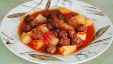 Patatesli Sulu Köfte Tarifi