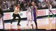 Diana Taurasi'den rakibine şok öpücük!