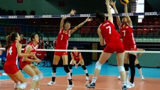 Voleybol Maçında İnanılmaz Mücadele