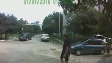 Arabanın Airbag Patlama Anı