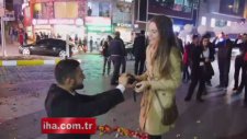 Trabzon'da süpriz evlenme teklifi
